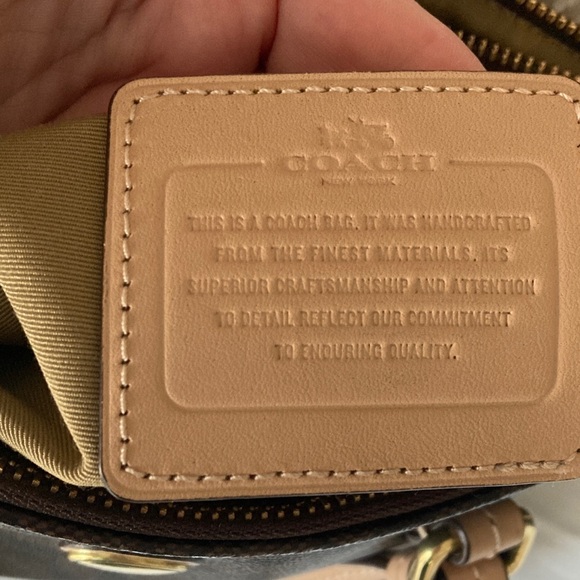 Coach Brown Signature Satchel - Picture 4 of 8